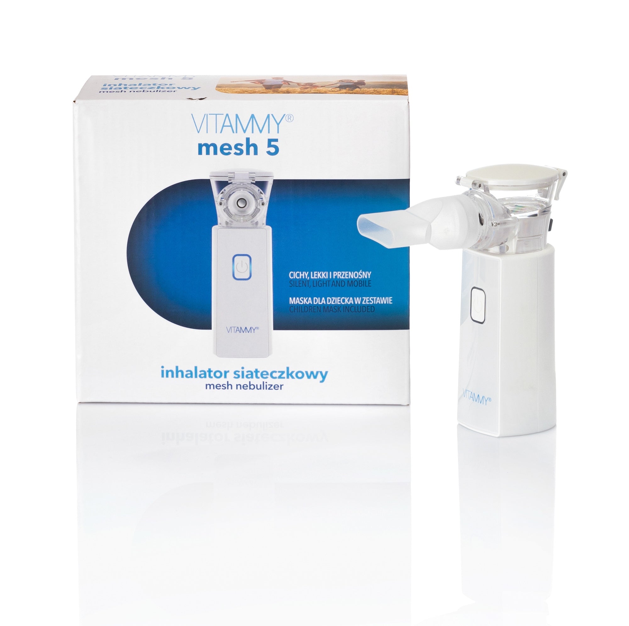 Mesh membrane nebuliser inhaler VITAMMY Mesh 5 0.2 ml/min Packaging status original