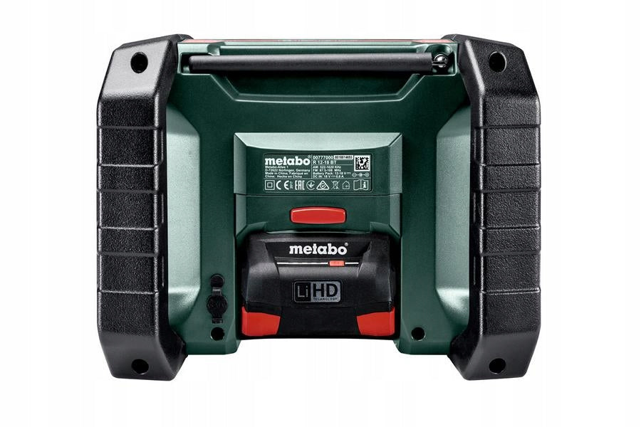 Metabo Akumulátorové stavební rádio R 12-18 BT 600777850 Series R12-18 BT