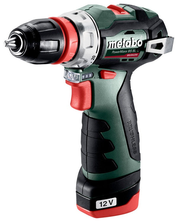 Metabo PowerMaxx BS BL Q cordless drill/driver in PVC case