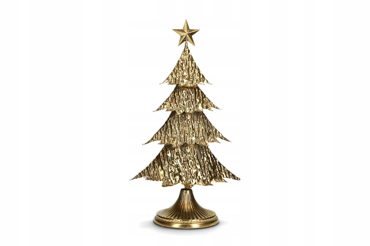 Metal Christmas Tree Gold 54cm | Christmas Decoration