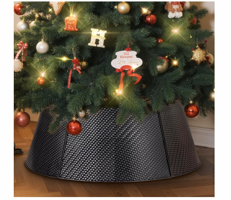 Metal Christmas Tree Stand Housing 50cm Black Collar