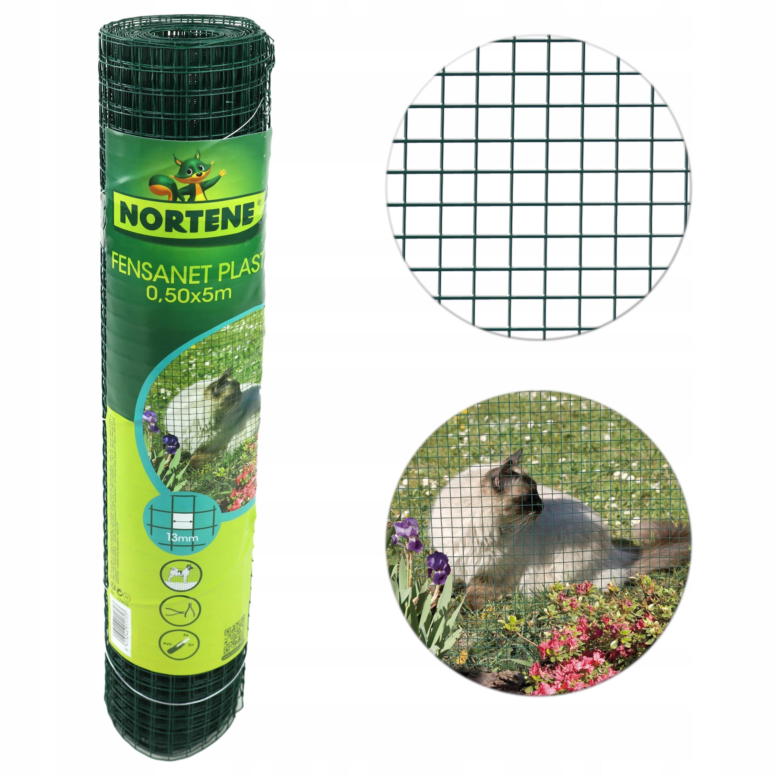 Metal Coated Breeding Mesh 0,5x5m 13x13mm 50cm Discount Garden