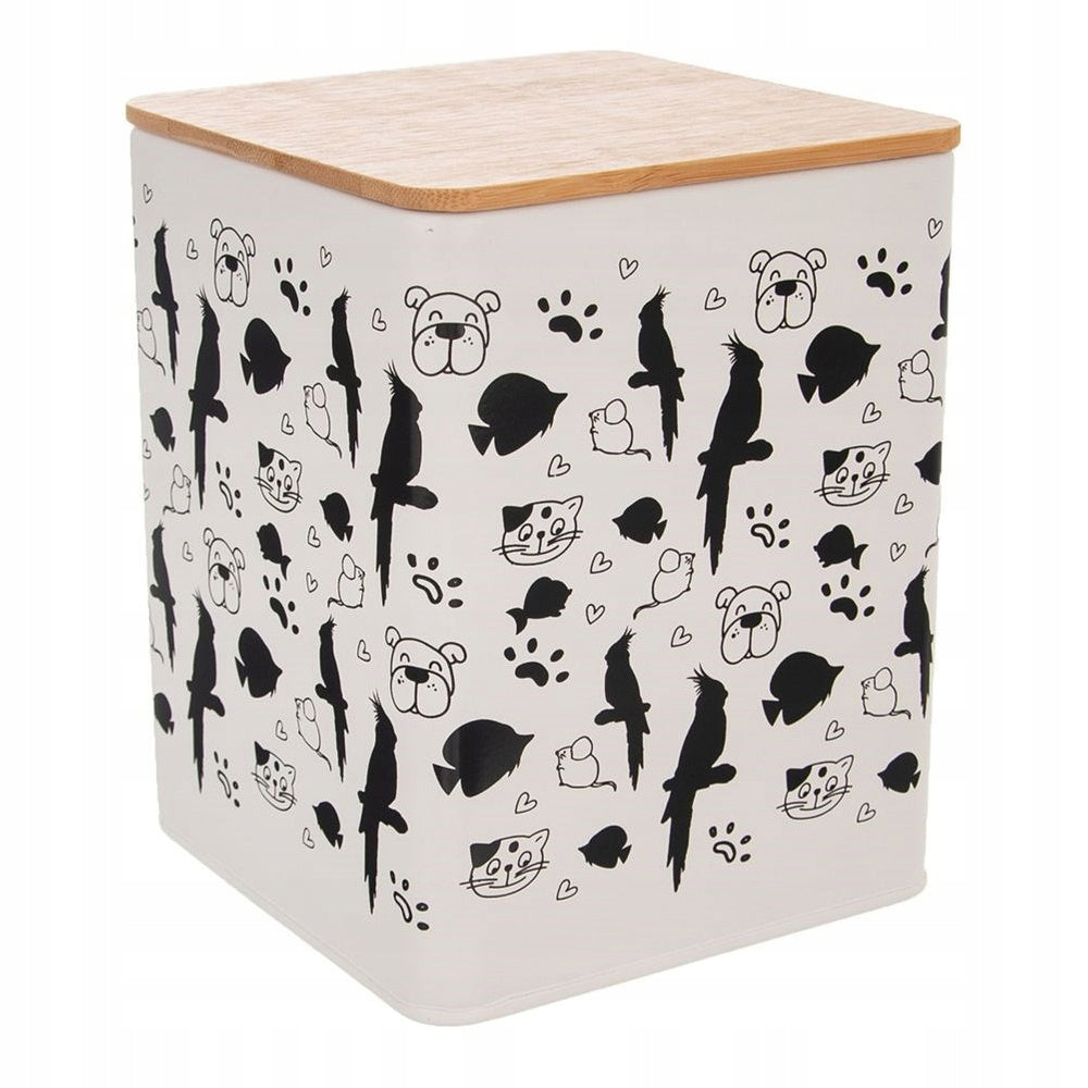 Metal Container Food Can Treats for Pet Cat Dog Brand no brand