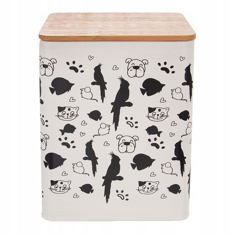 Metal Container Food Can Treats for Pet Cat Dog