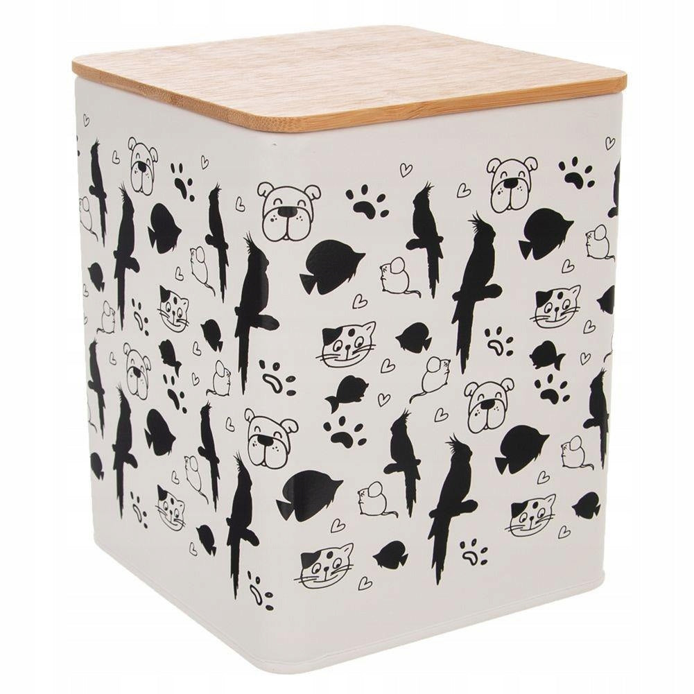 Metal Food Container Pet Treats Cat Dog Can Box with Packaging status original