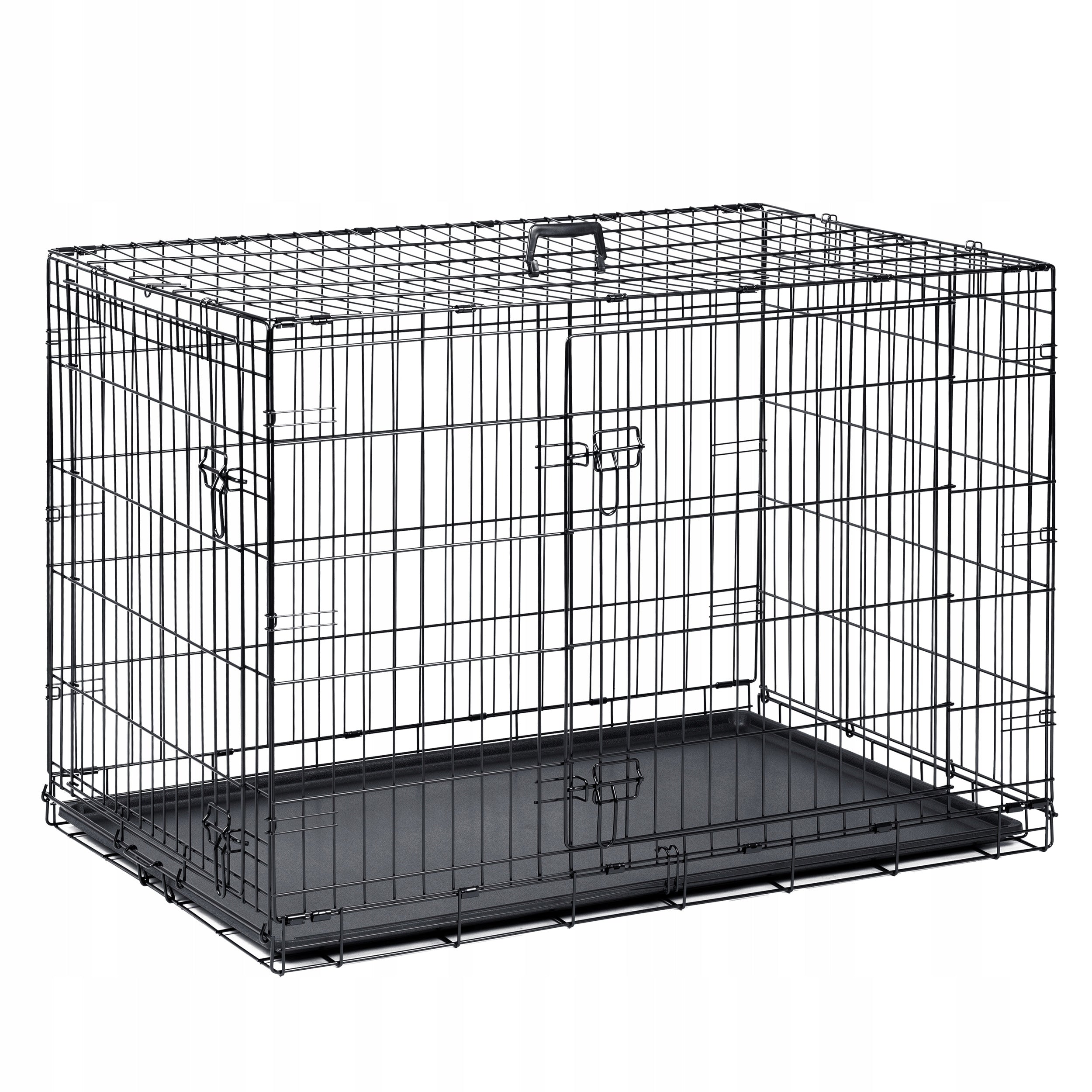 Metal Kennel Cage Playpen Catwalk Dog Transporter 75x45x54 Brand Pethaus