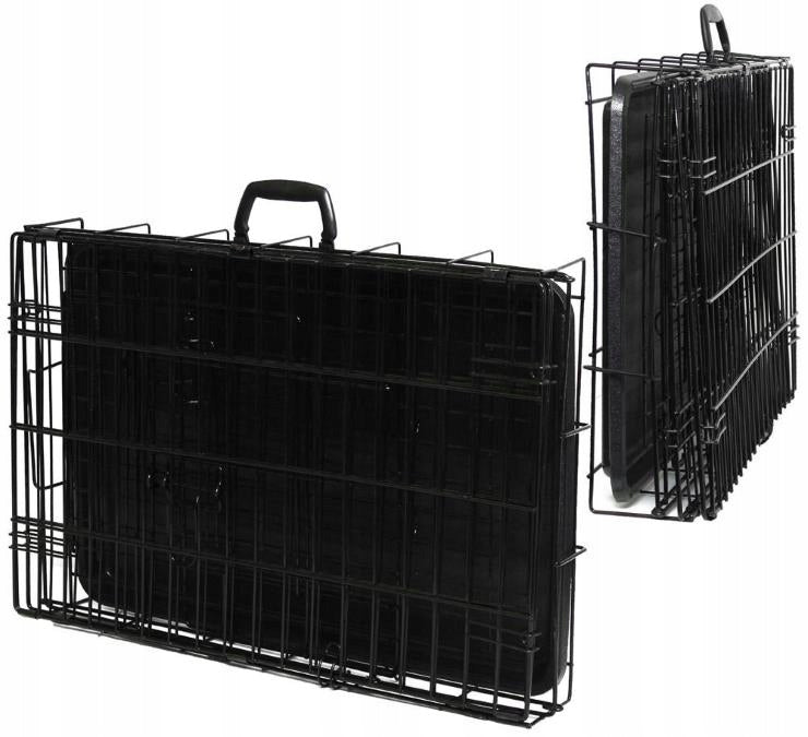 Metal Kennel Cage Transporter Folding for Cat Dog 76x54x62 cm L Manufacturer code 5903855780965