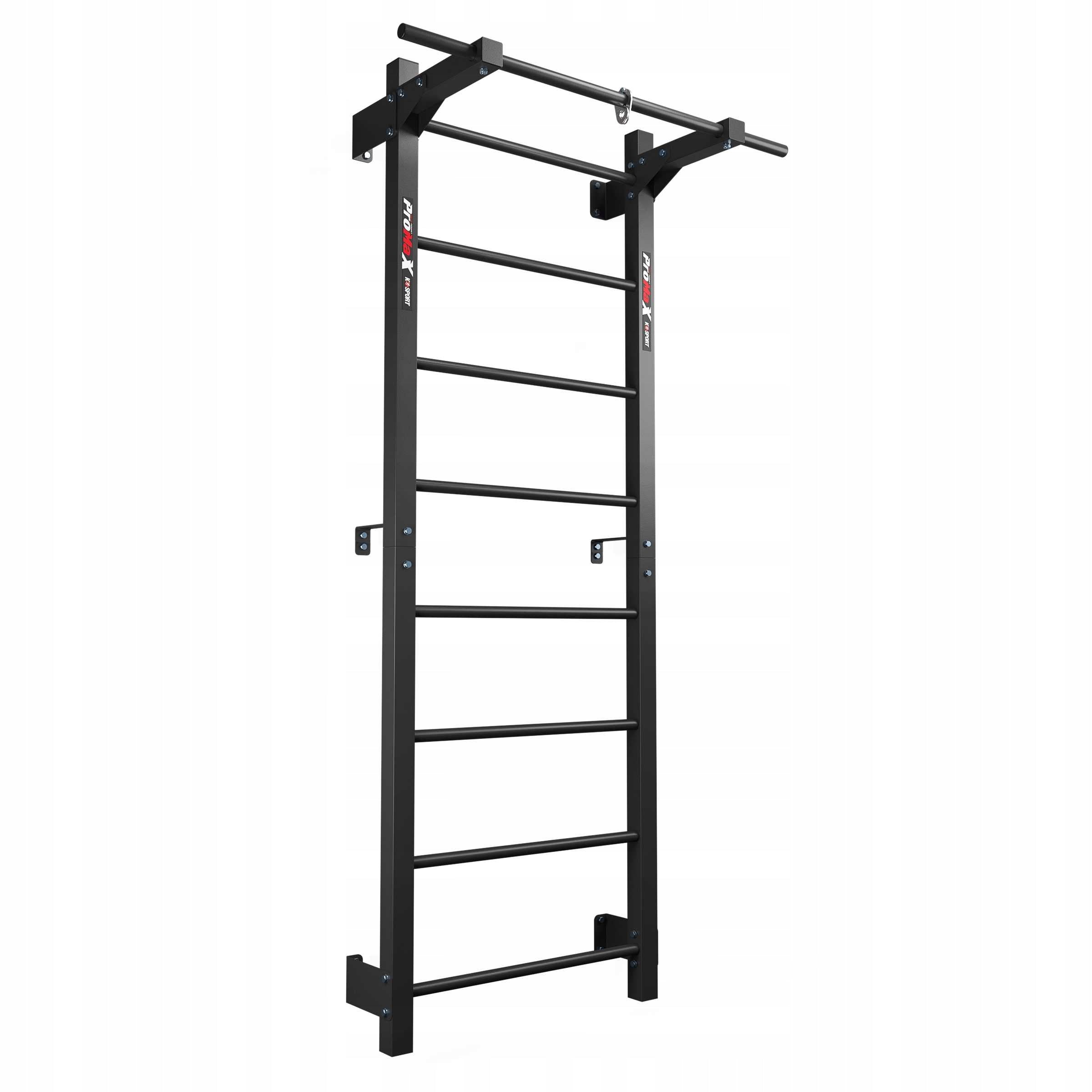 Metal Ladder for Gymnastic Exercises with Bar for Kids and Adults Brand K-SPORT