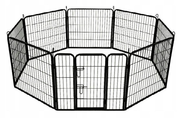 Metal Playpen Cage Cat Runway for Rabbit Cat Dog 60 x 80 cm WITHOUT THRESHOLD Manufacturer code Kojec dla psa kota Królika