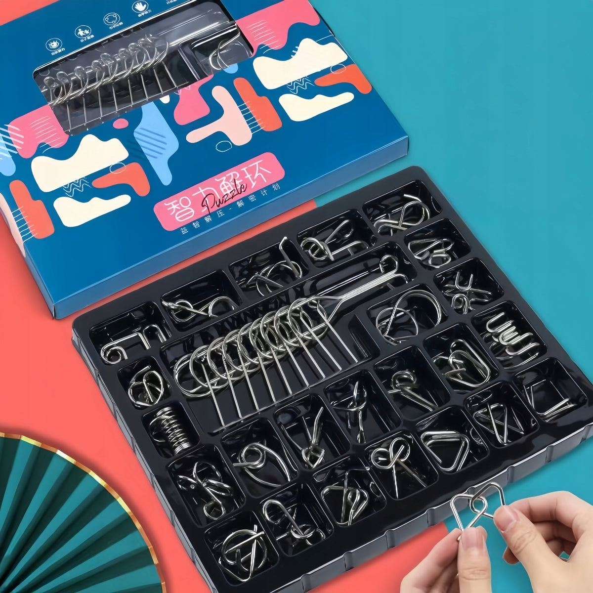 Metal Puzzle 25 PCS Puzzle Metal Puzzles Manufacturer code 0187665652