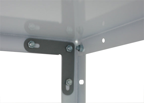 Metal Shelving Unit 205x70x30 6 Shelves 50KG Painted For Garage Basement EAN (GTIN) 8595167405598