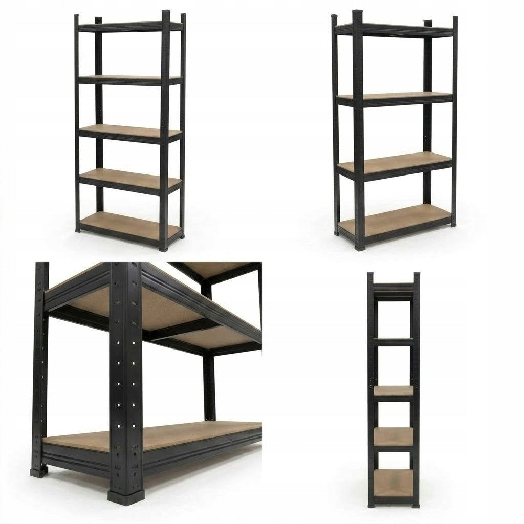 Metal Storage Rack for Basement Garage 205x120x45cm 1000kg Black Ulfur Manufacturer code UF31568B