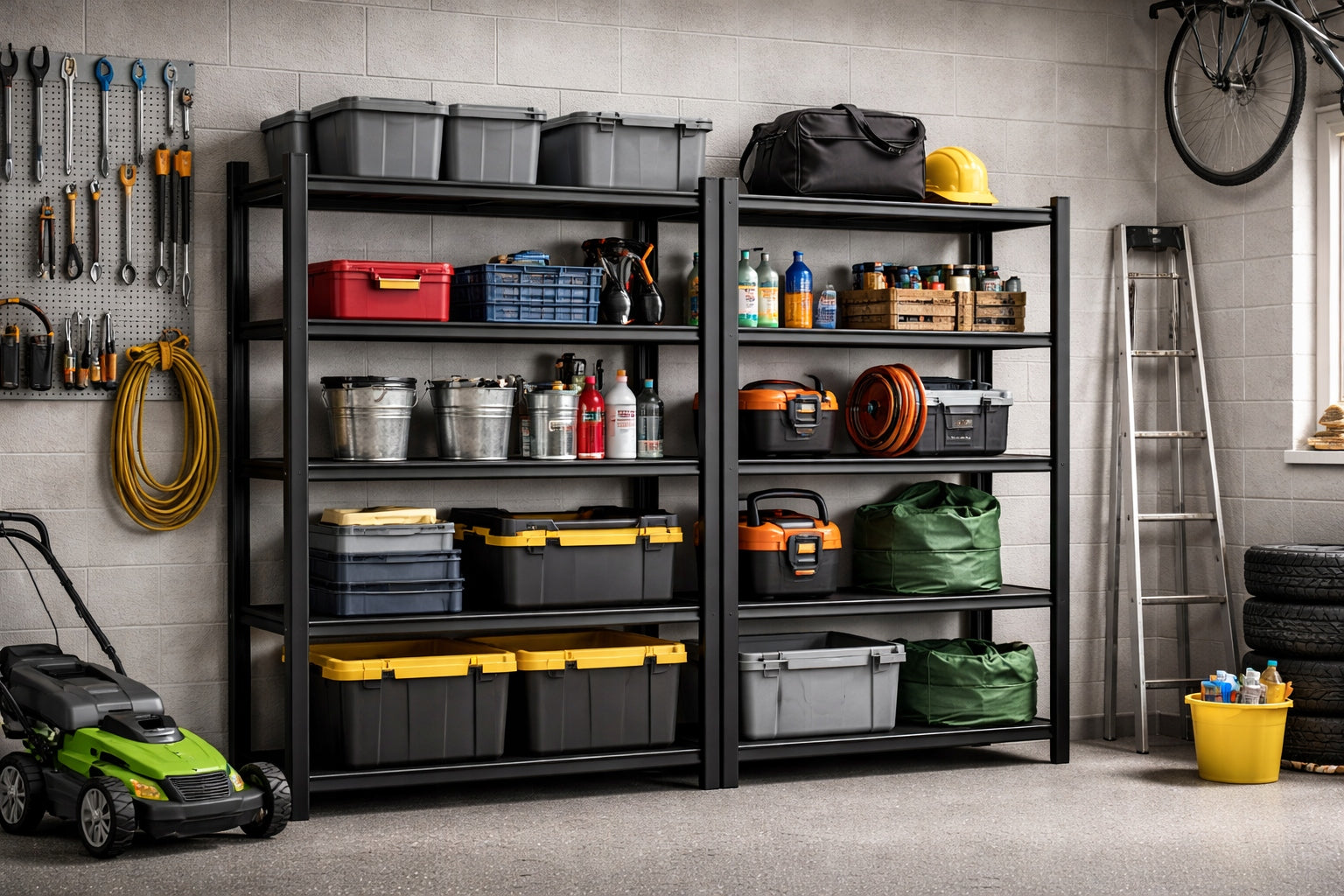 Metal Storage Rack for Garage Office Workshop 5-Shelf Durable Manufacturer code LM1