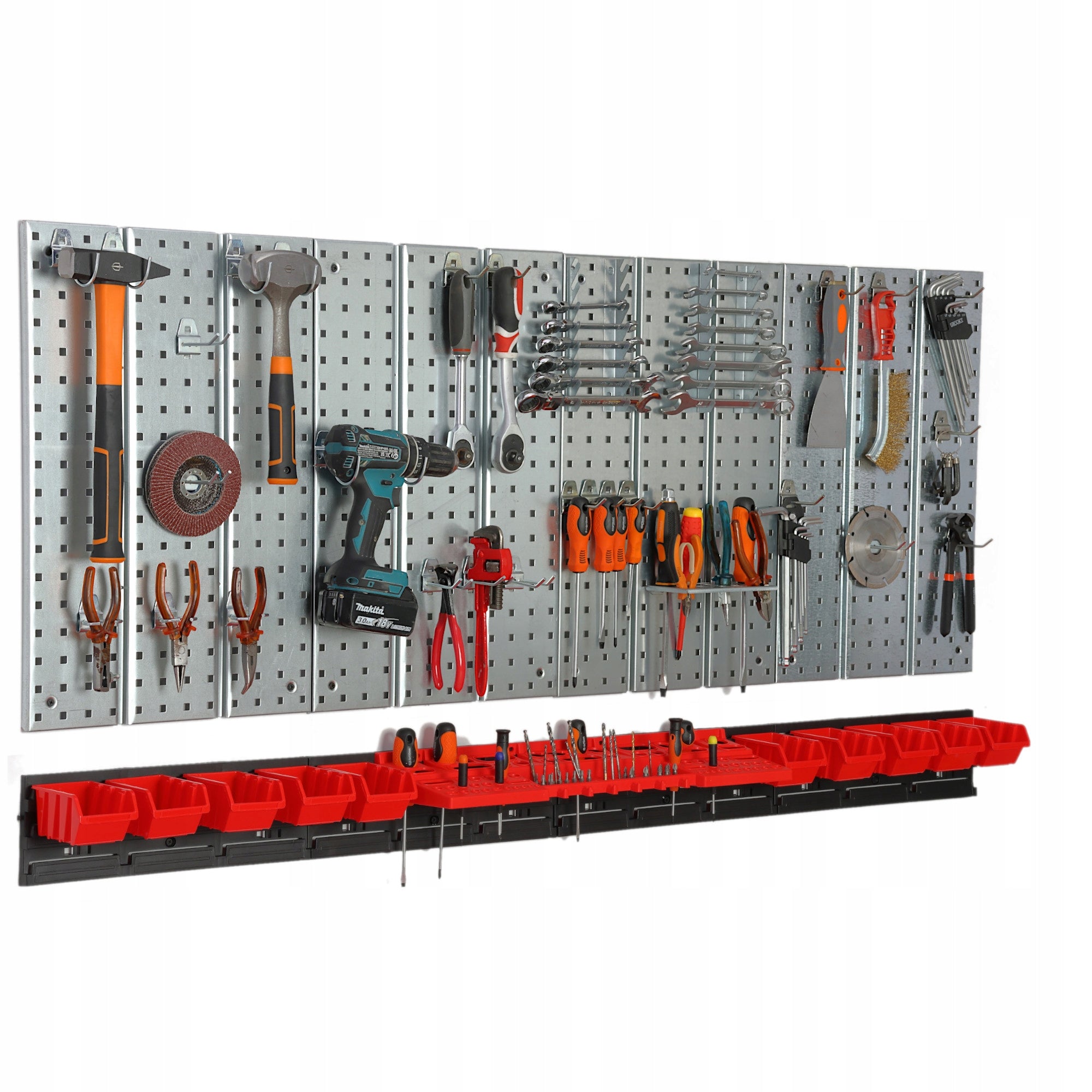 Metal Tool Board Workshop Wall