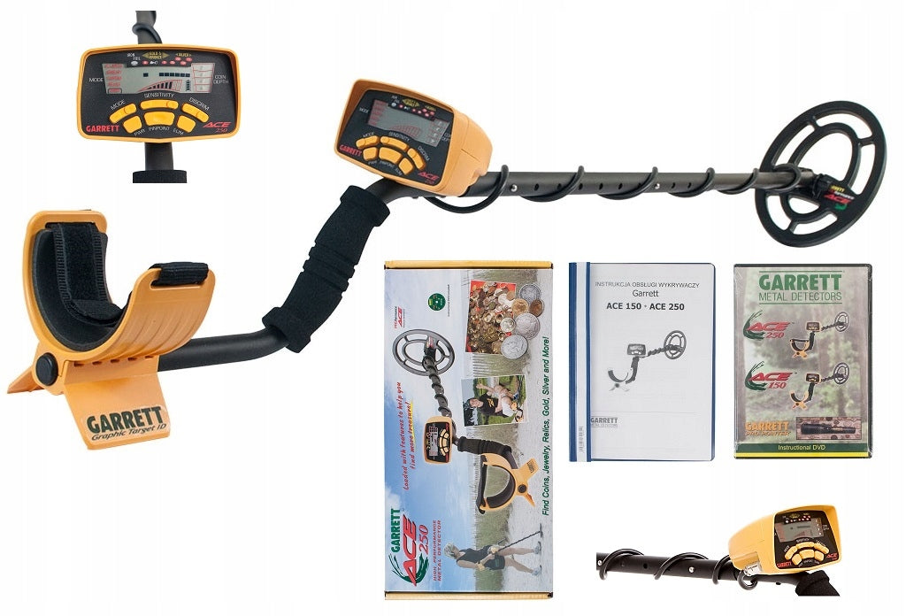 Metal detector metal detector Garrett ACE 250 treasure hunt