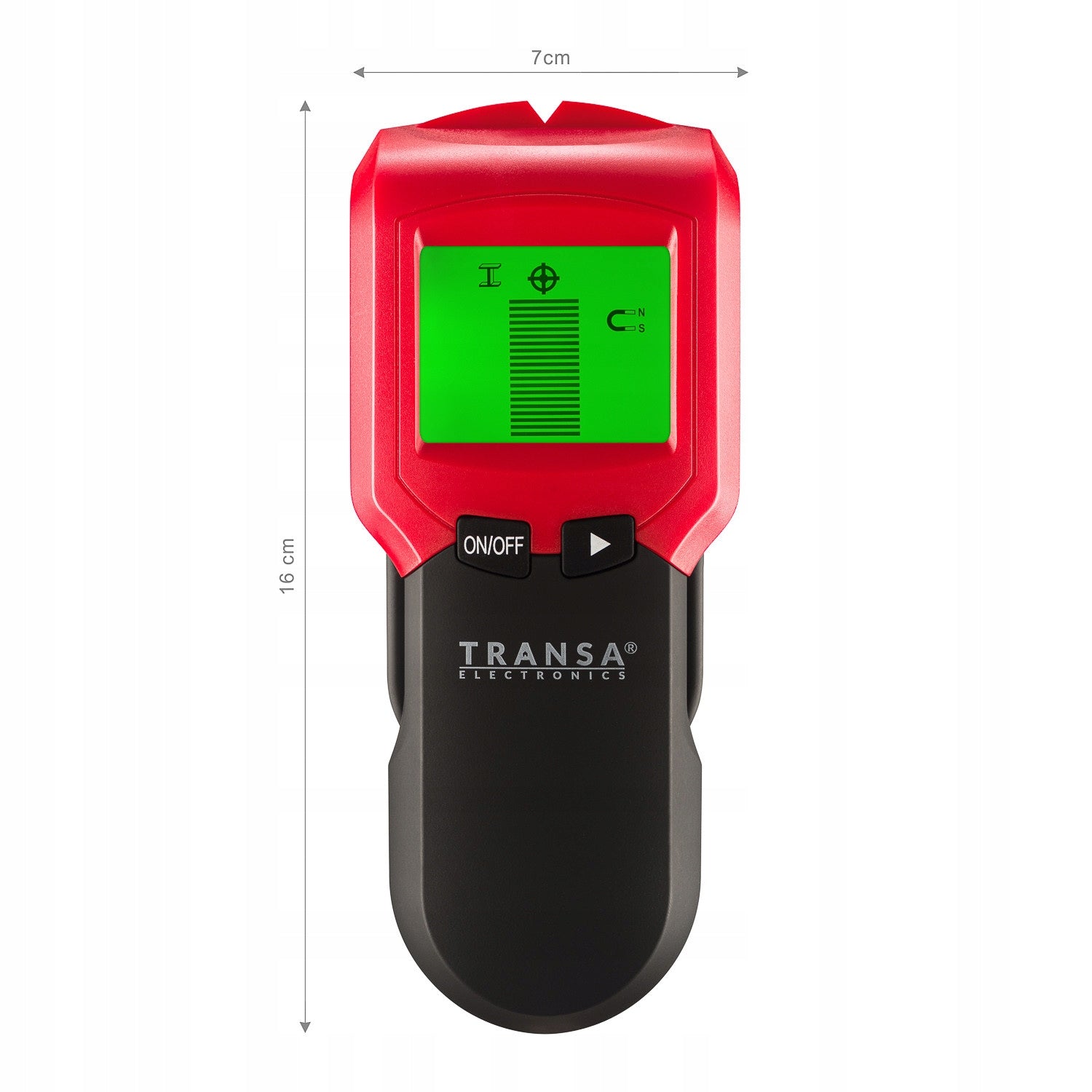 Metal detector, metal detector, LCD METAL PROFILES, ELECTRIC CABLES Brand Transa Electronics