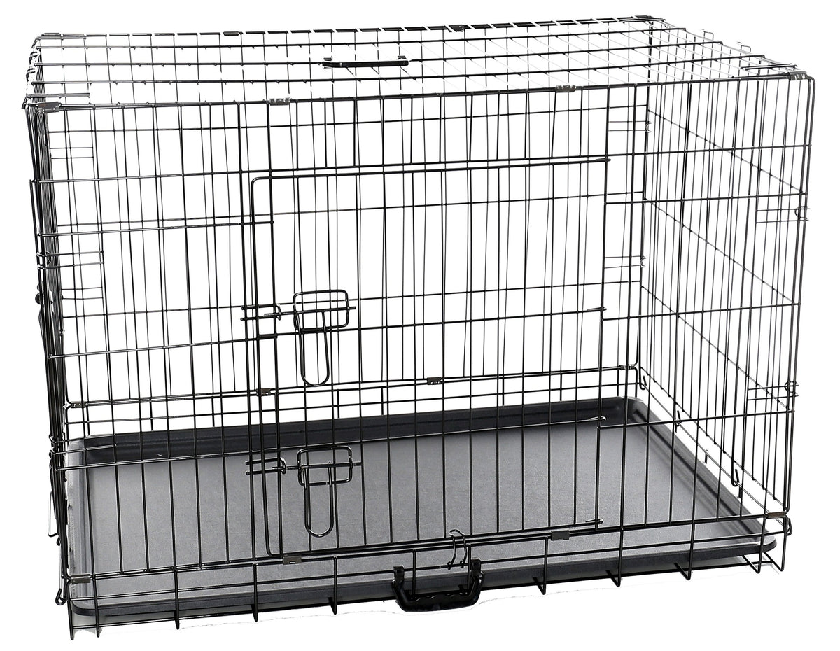 Metal dog kennel cage 60x44x51 cm