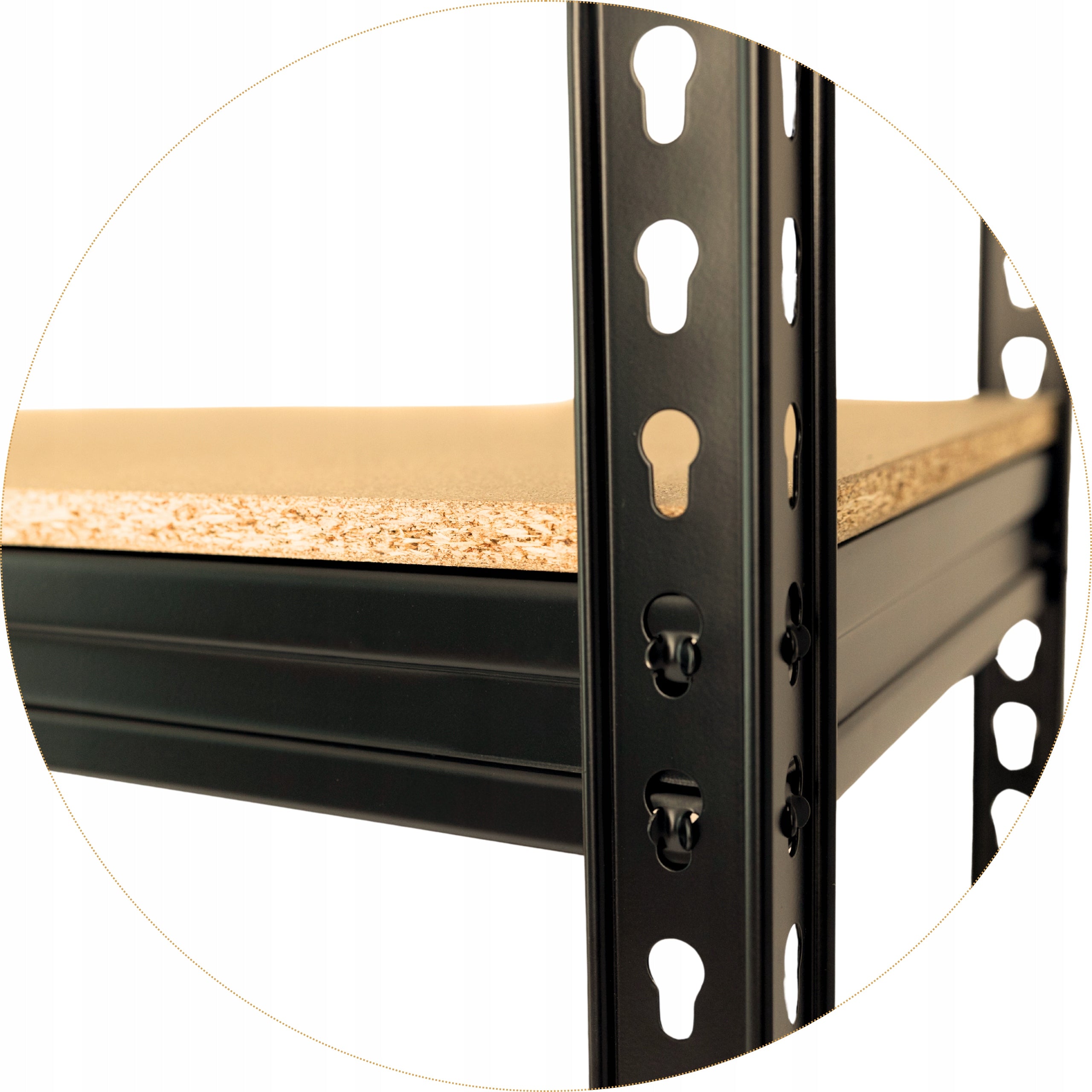 Metal loft rack industrial black R300 180x100x50 5x300kg Solid EAN (GTIN) 5905806961126