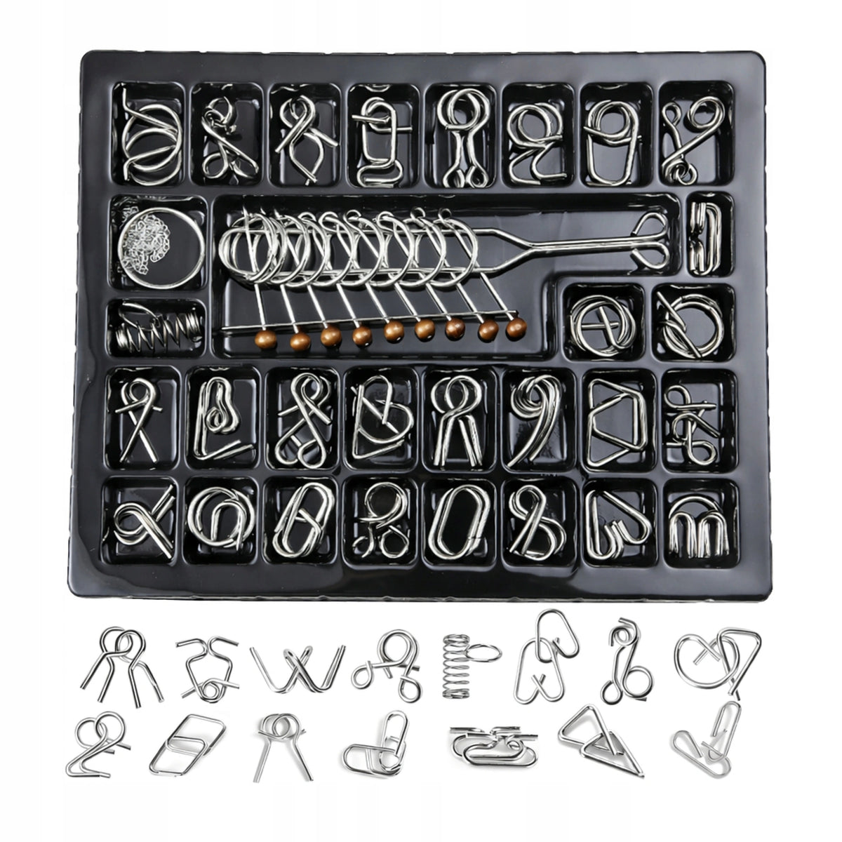 Metal puzzle 3D set 30pcs puzzle game wire puzzle Manufacturer code ToyJoyPL 475