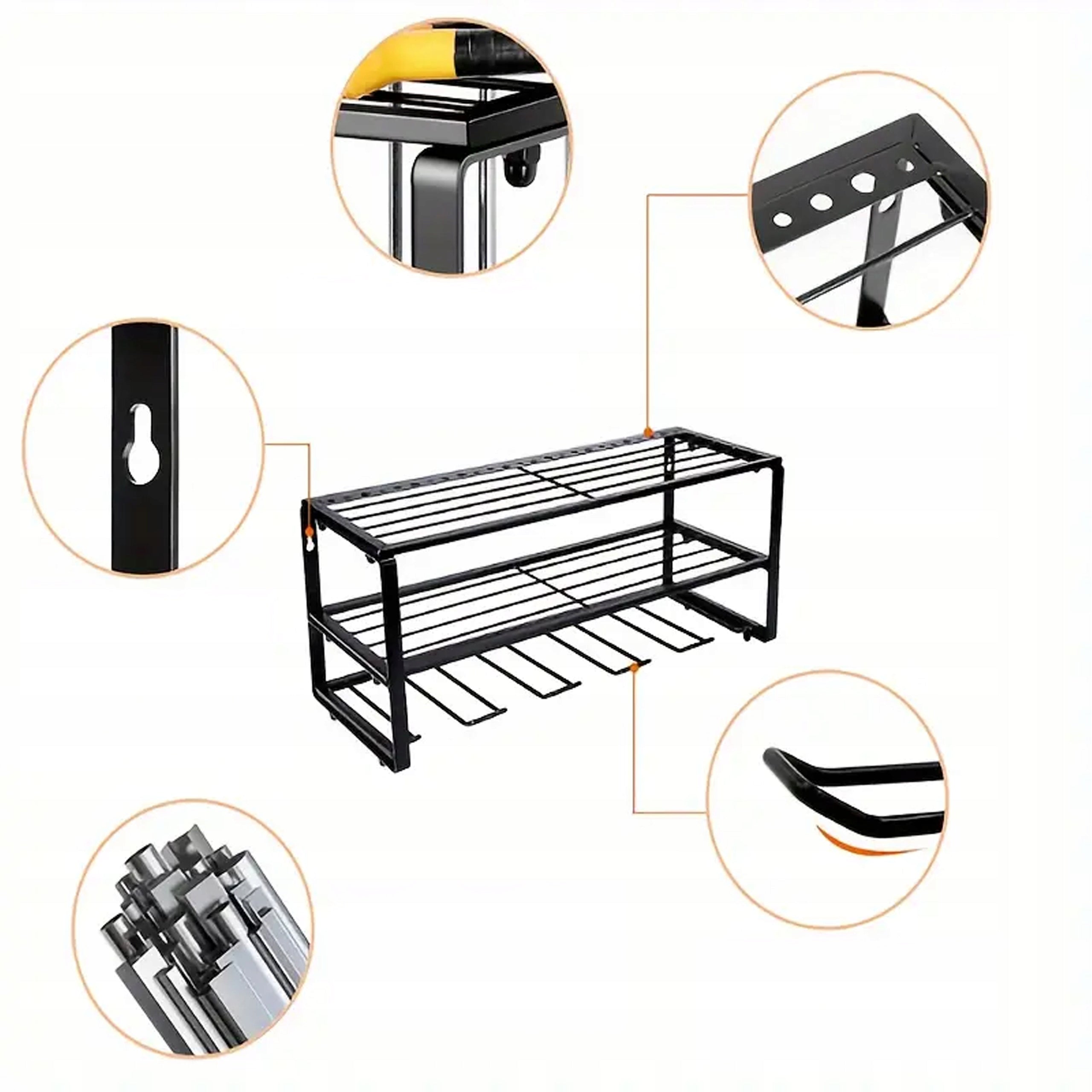 Metal rack Realne Ceny 3 shelves 150 kg 44x22x5 cm Manufacturer Realne Ceny