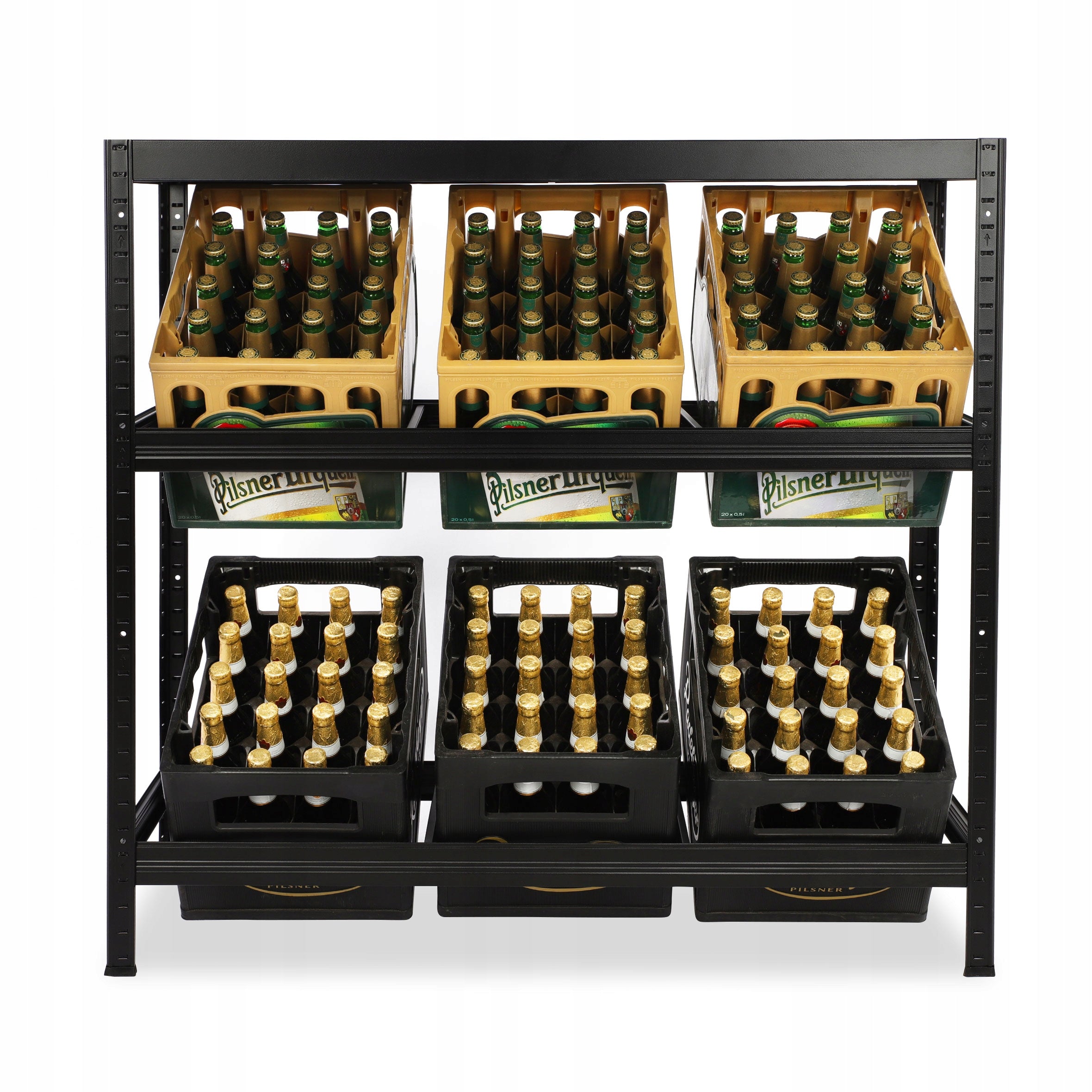 Metal rack for boxes drinks rack box with drinks 110cm SHELF Packaging status original