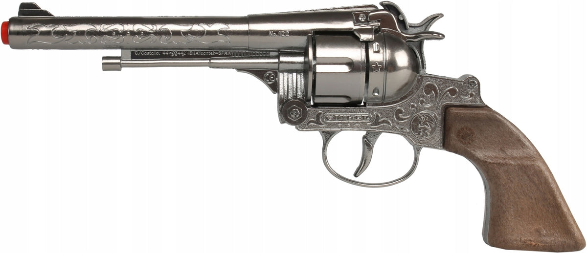 Metal revolver for 12 shot caps, Cowboy, Gonher 122/0 Manufacturer code 122/0