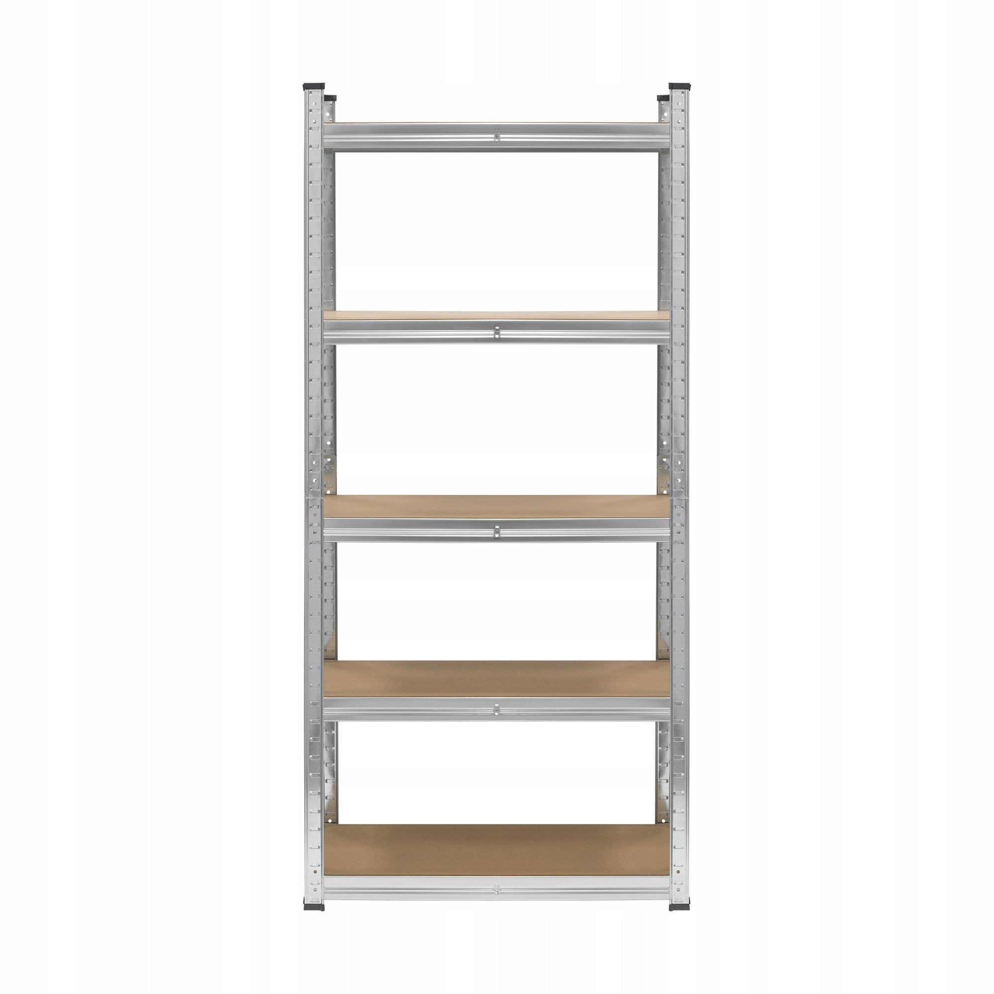 Metal storage rack 150x70x30 garage silver 5 shelves Rebel Manufacturer Rebel