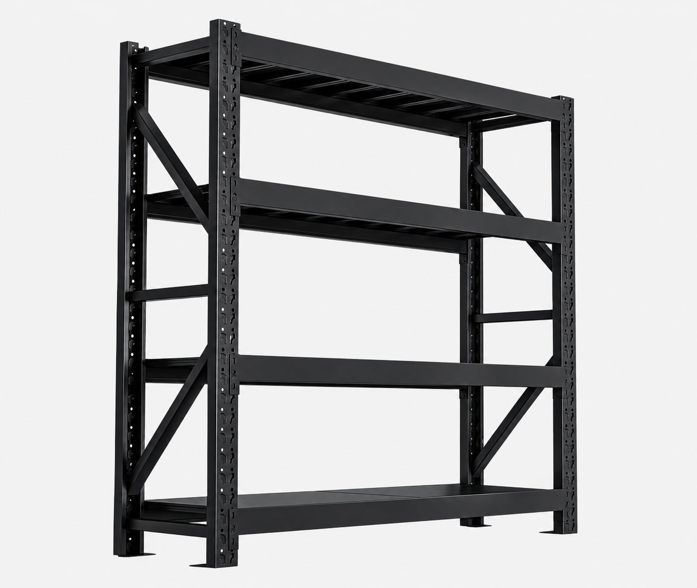 Metal storage rack 200 x 150 x 50 cm max 300 kg per shelf Manufacturer code MG150