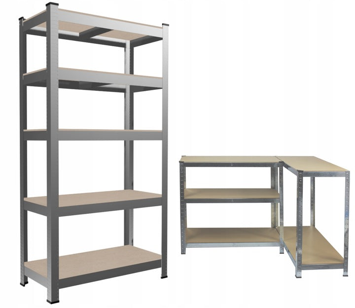 Metal storage rack | 220 x 90 x 40 cm | max 175 kg per shelf