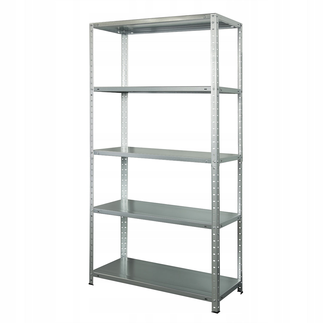 Metal storage rack Metalkas 185x100x40 cm galvanized shelves for basement Manufacturer code 5.01.01-014