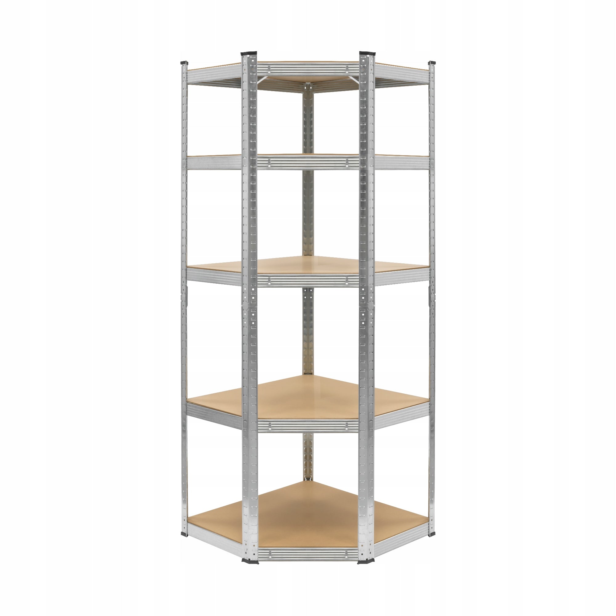 Metal storage rack corner 5 garage shelves 180x40x70cm 875kg Rebel Manufacturer 100