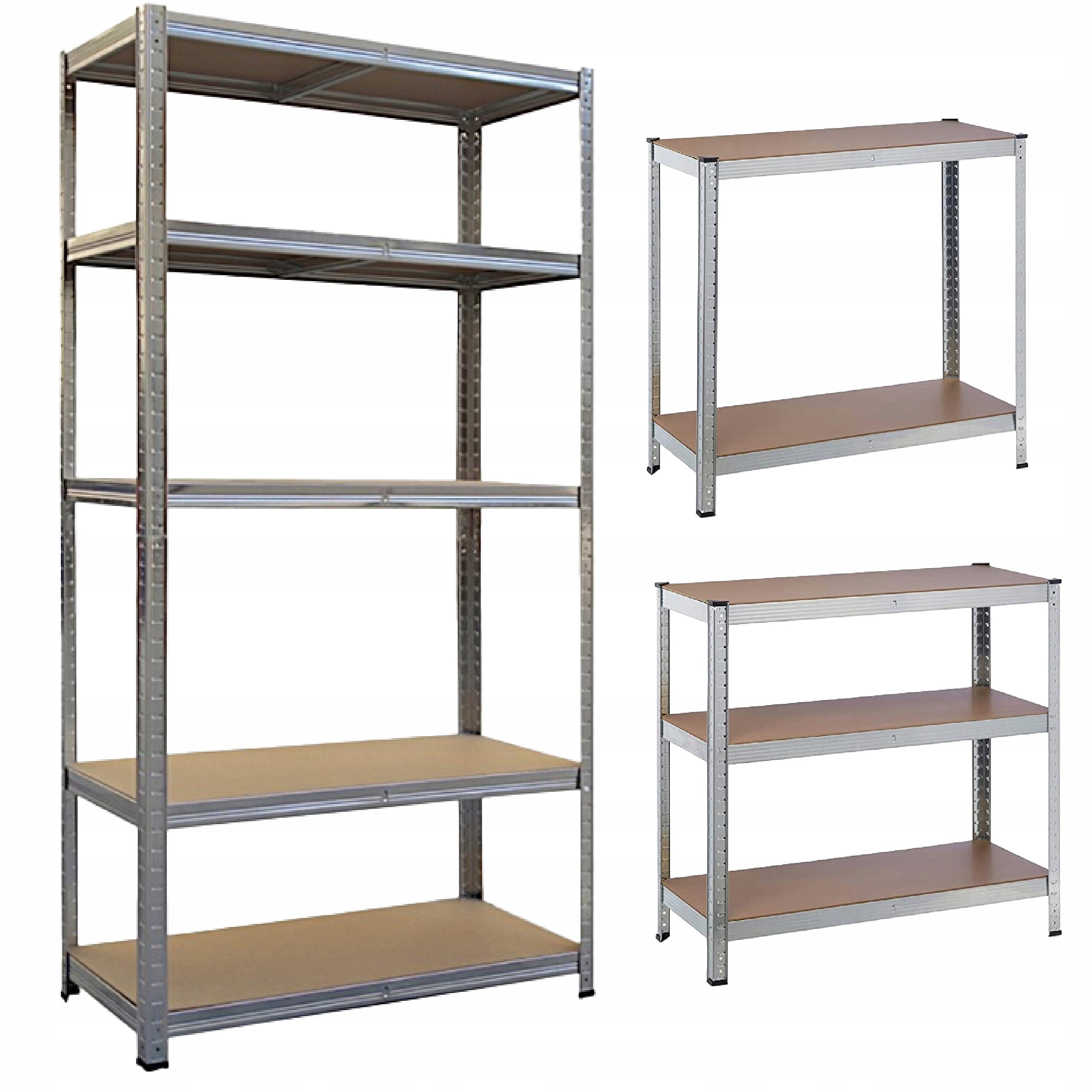 Metal storage rack for basement garage 180x90x40