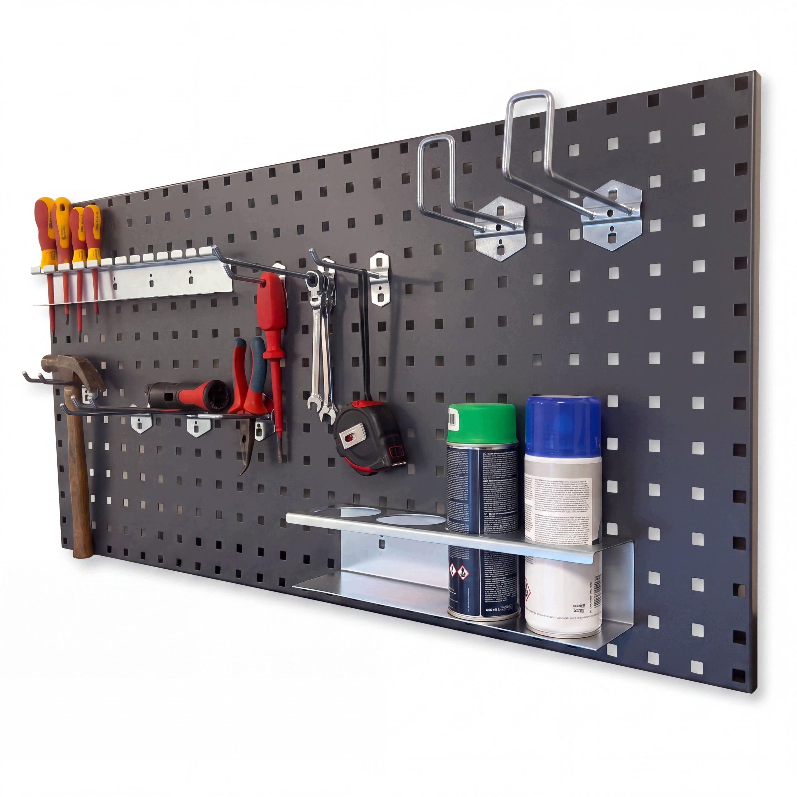 Metal tool workshop board 100x50 cm wall strong