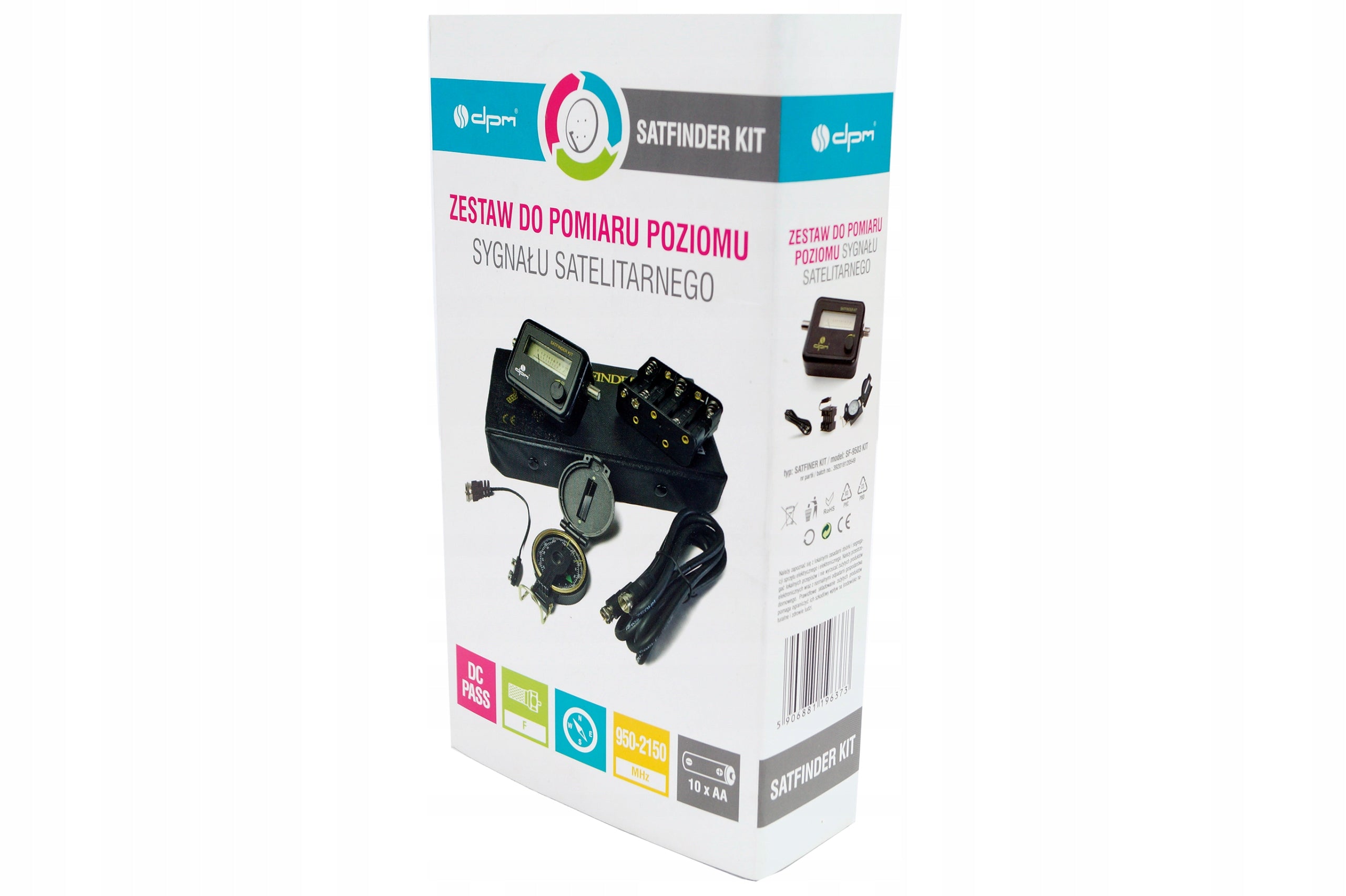 Meter sat signal measuring kit Satfinder Kit, Meter + Compass