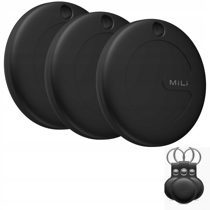 MiLi MiTag APL locator black + black case 3pcs IOS