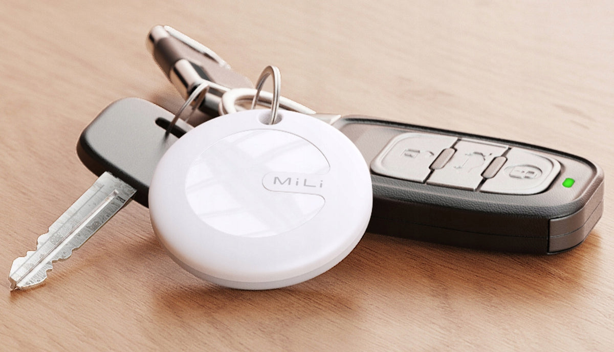 MiTag MiLi ANDROID GPS Locator for Dog Luggage Key Backpack WHITE Model MiTag Go
