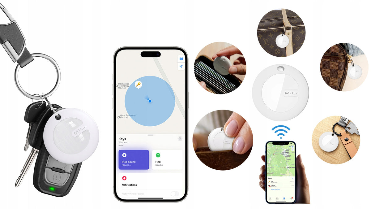 MiTag MiLi Apple iOS GPS Locator for Dog Luggage Key Backpack Model MiTag MiLi