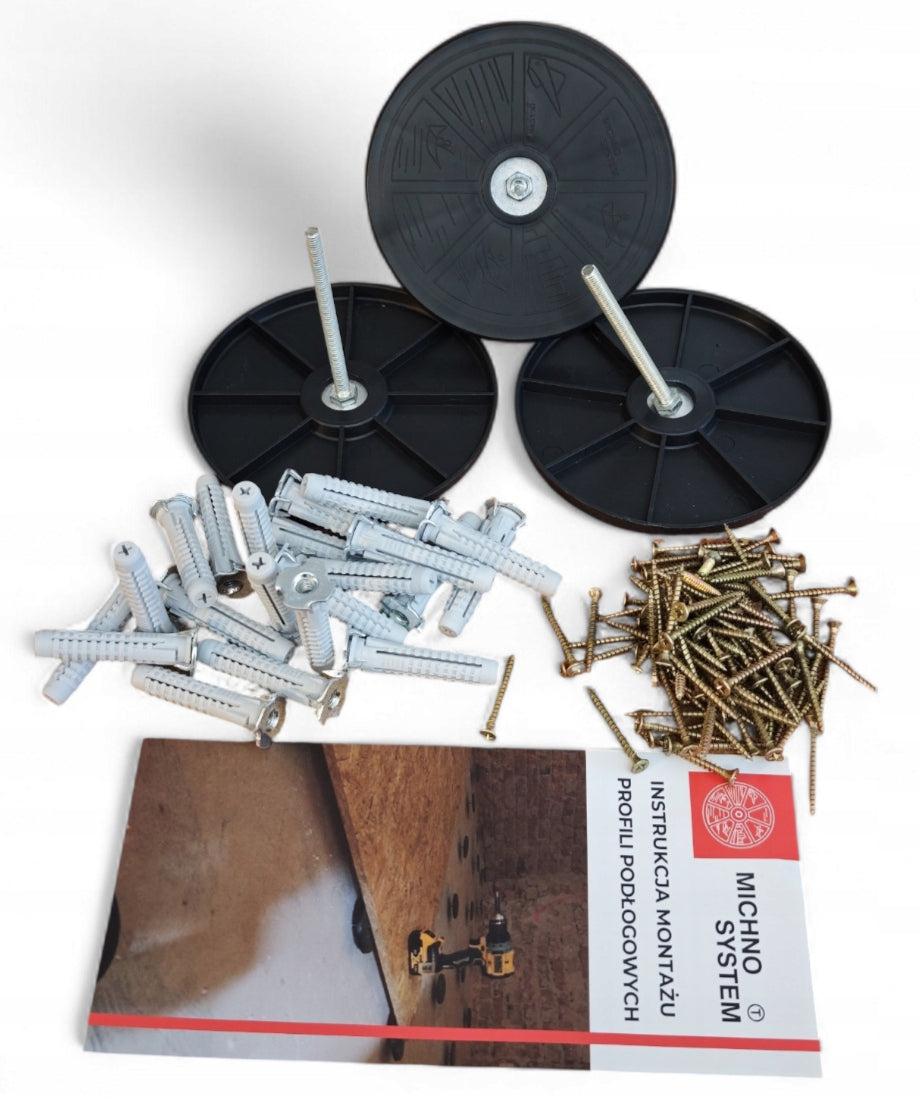 Michno T System for concrete floor L80 with Power King pins