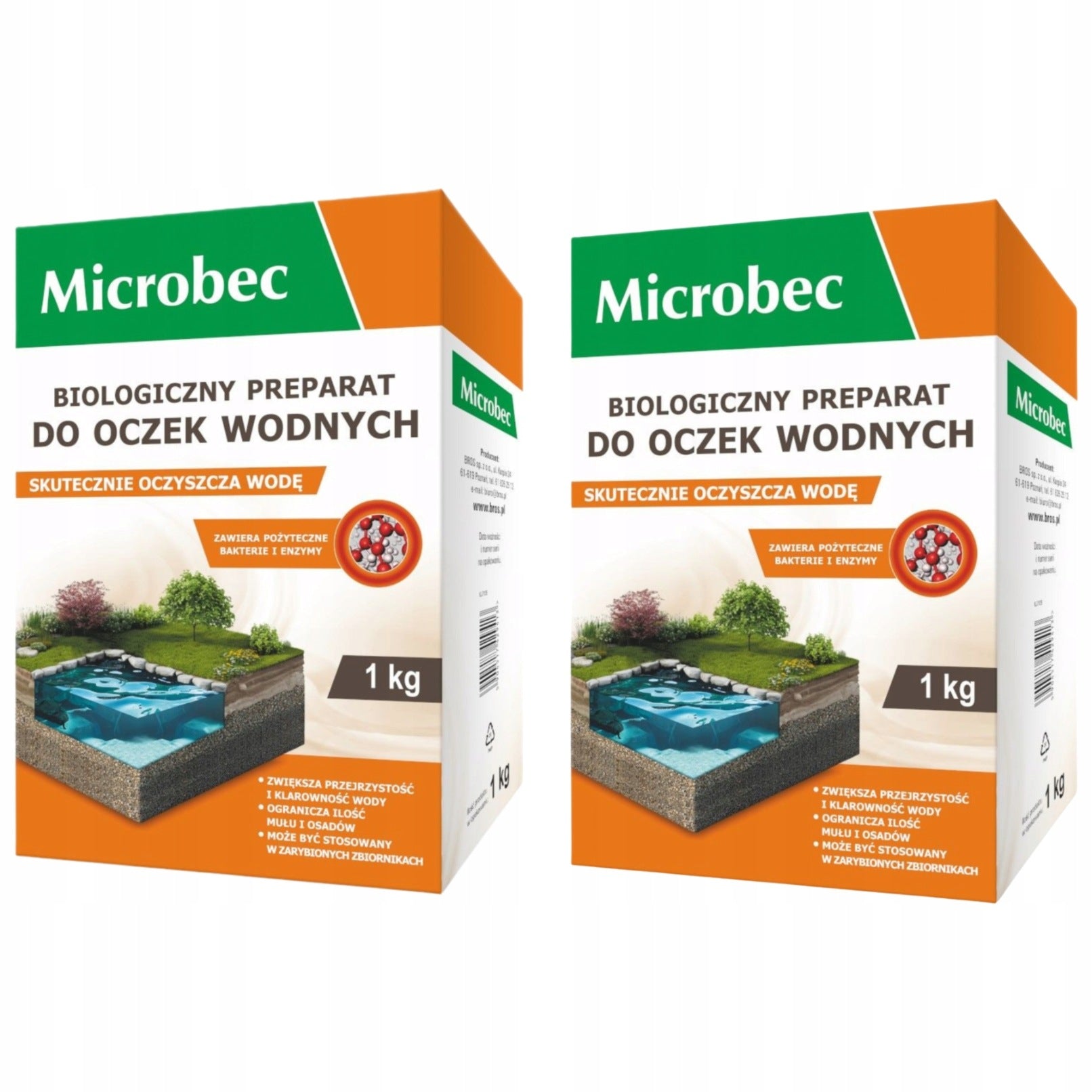 Microbec Preparation Bio for ponds 1 kg Pollution distribution x2