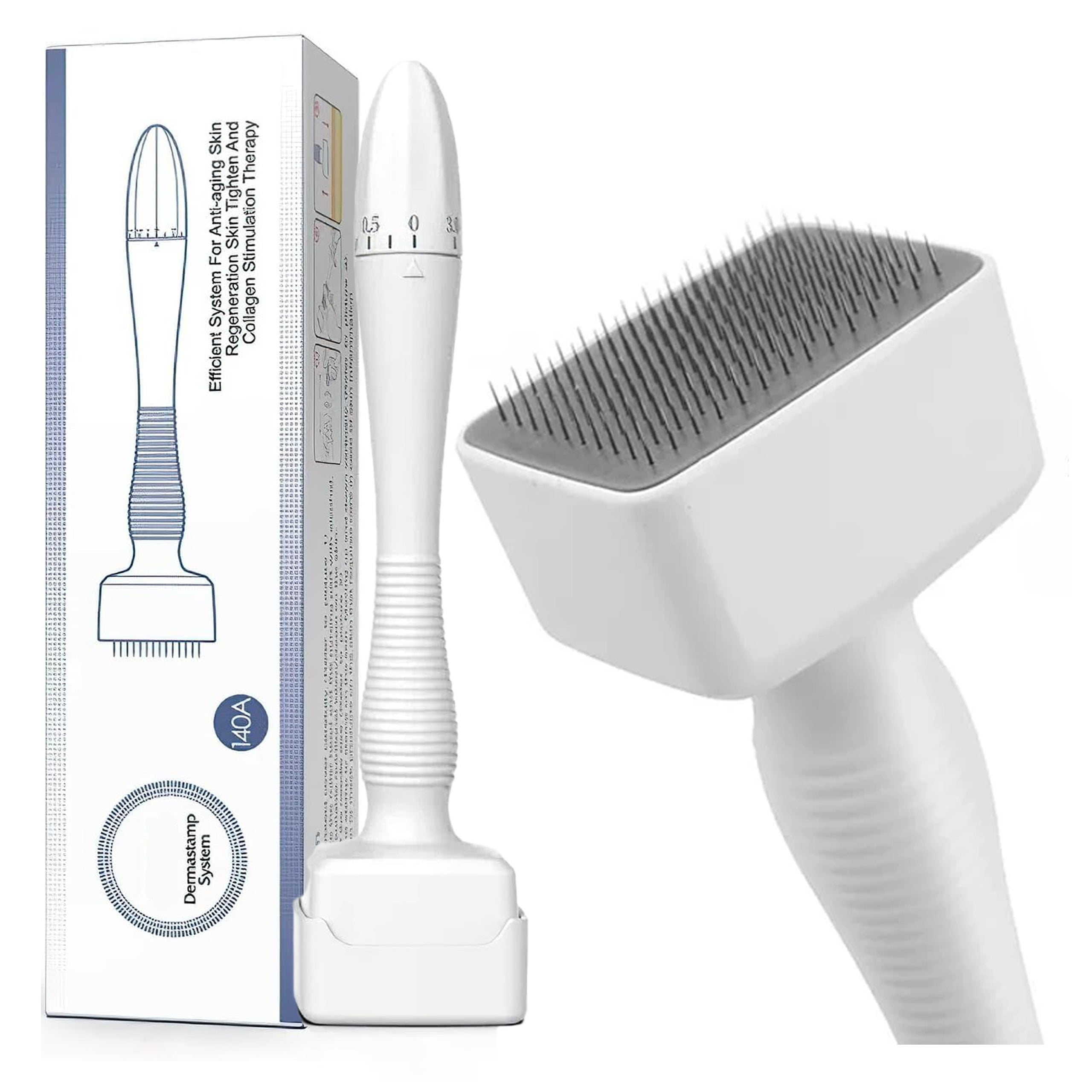 Microneedle mesotherapy device + ACID at home professional ampoules Medical device no