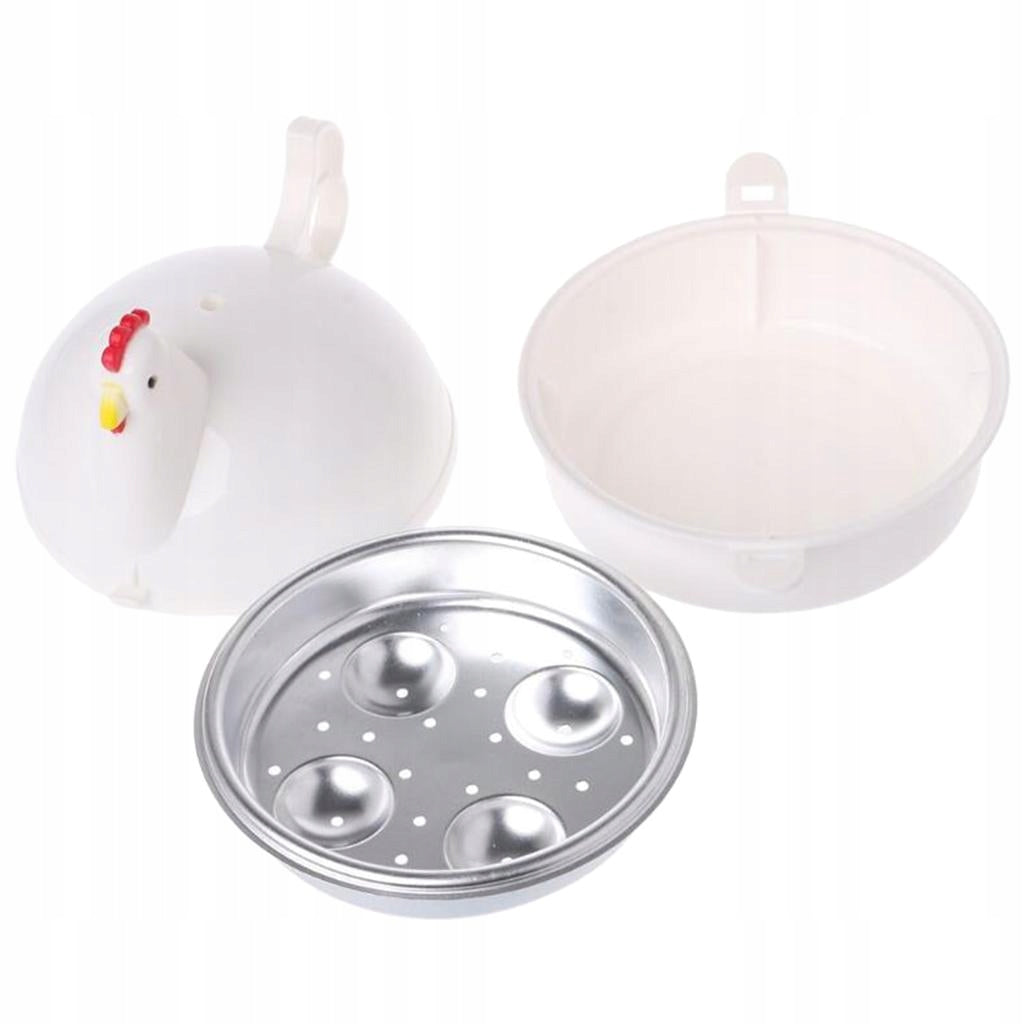 Microwave Egg Steamer Boiler Cooker Easy Quick Hard Or Soft