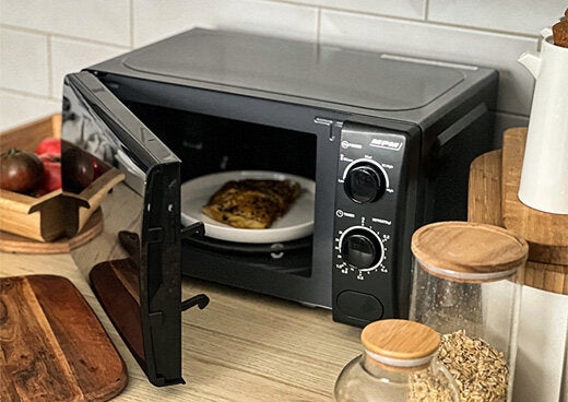Microwave MPM-20-KMM-12 700W 25.5 cm 20L Black and white Control mechanical
