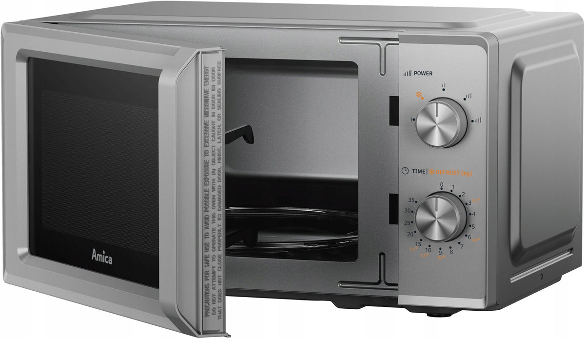 Microwave Oven Amica MMF20M4S 700W MultiWave System Timer 20l Inox Brand Amica