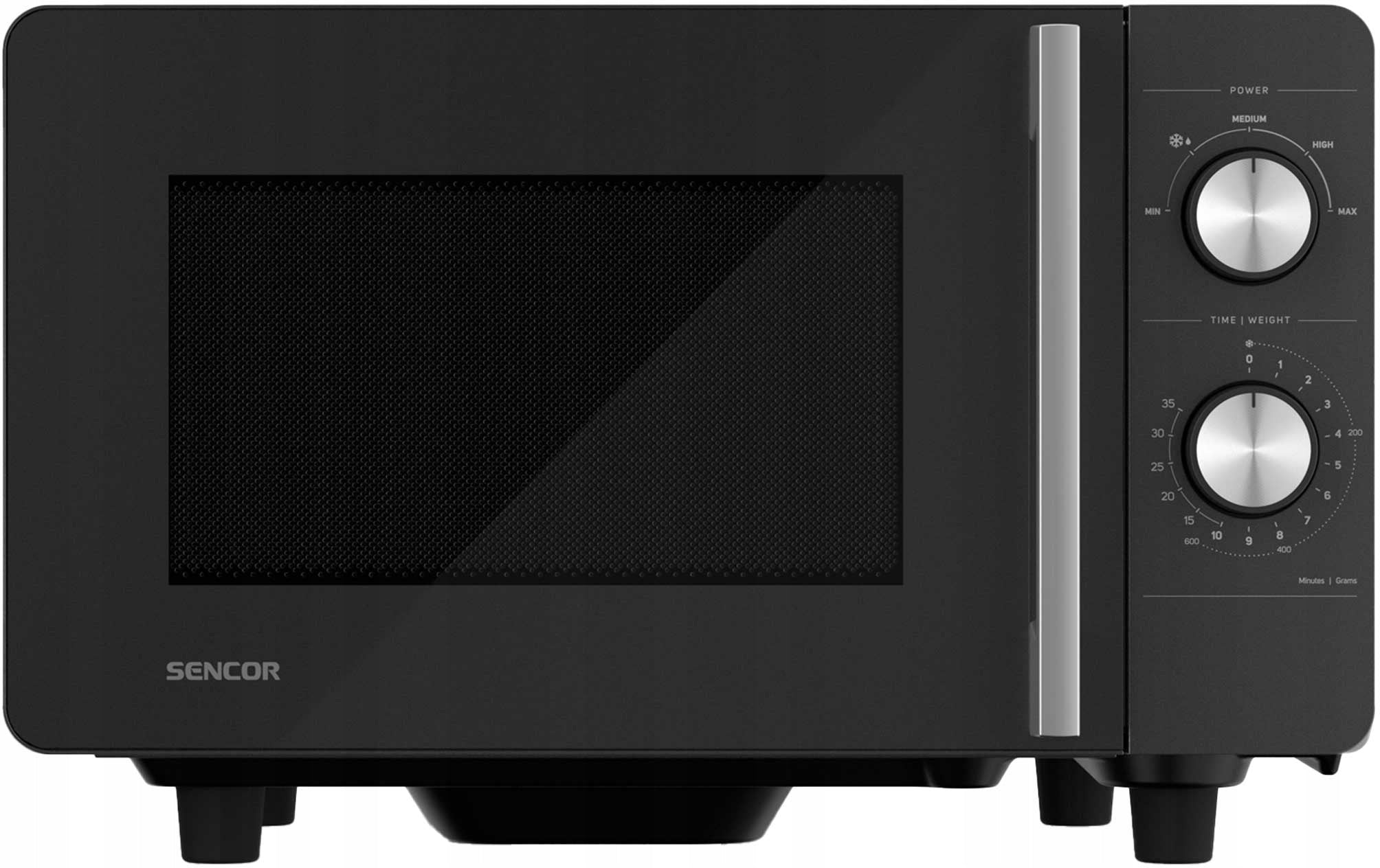 Microwave Oven Microwave SENCOR SMW 7020BK 700W 20L Black Grill Manufacturer code Kuchenka mikrofalowa beztalerzowa 20 litrów