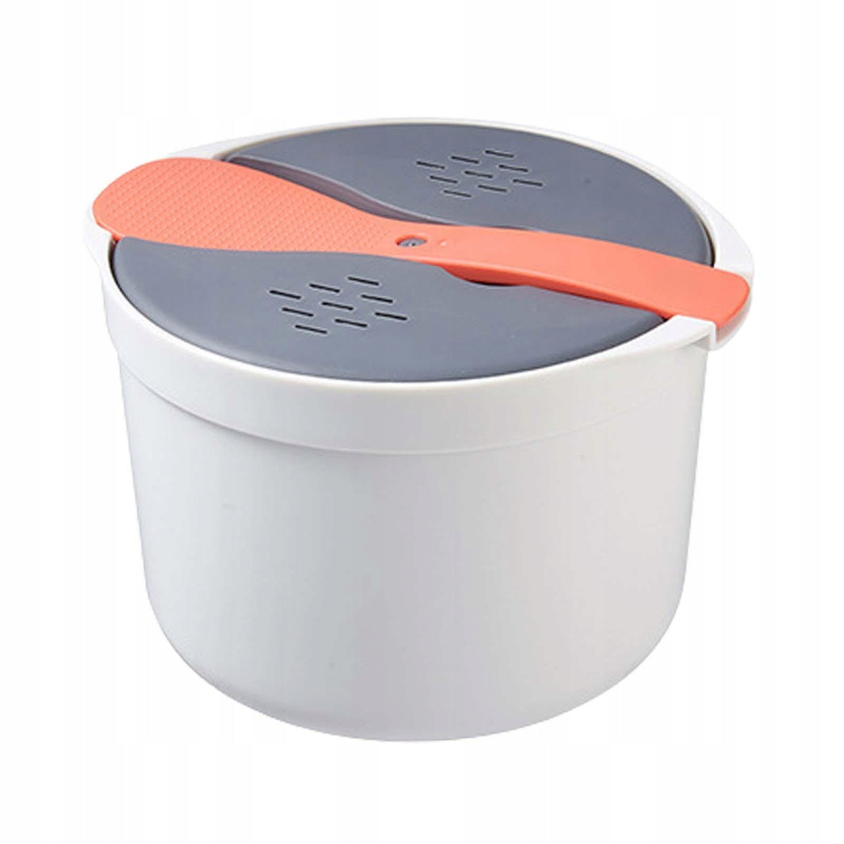 Microwave Pasta Cooker Microwaveable with Strainer Cookware Orange