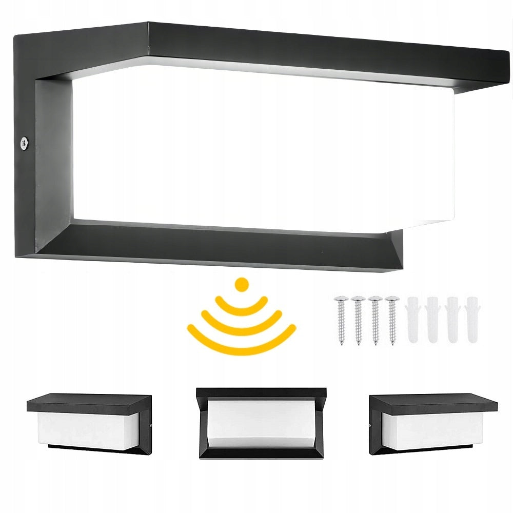 Microwave Sensor Outdoor Wall Lamp | Auto-On LED Security Light