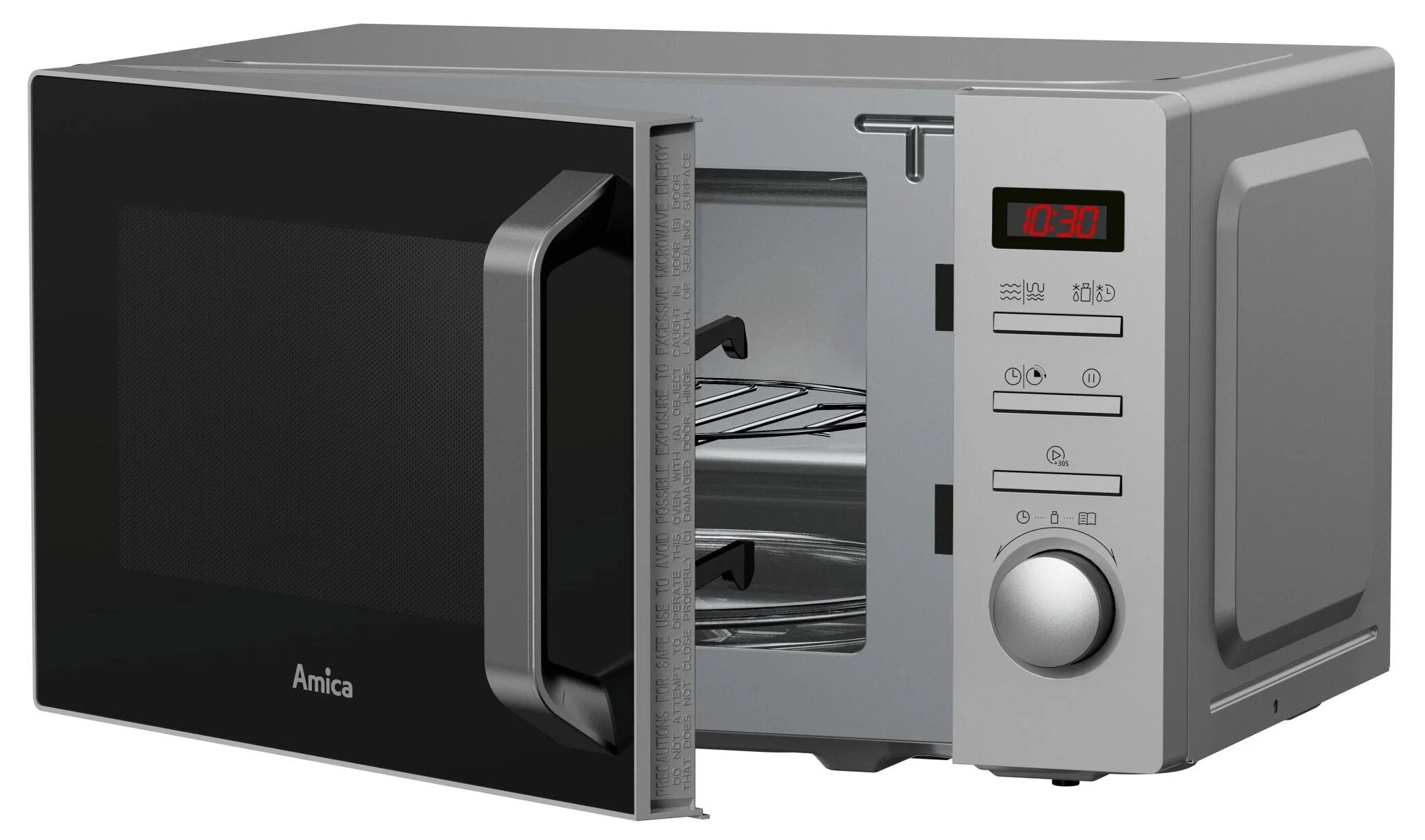 Microwave oven AMICA MMF20E3GS 700W 25.5 cm 20L Grey Model MMF20E3GS