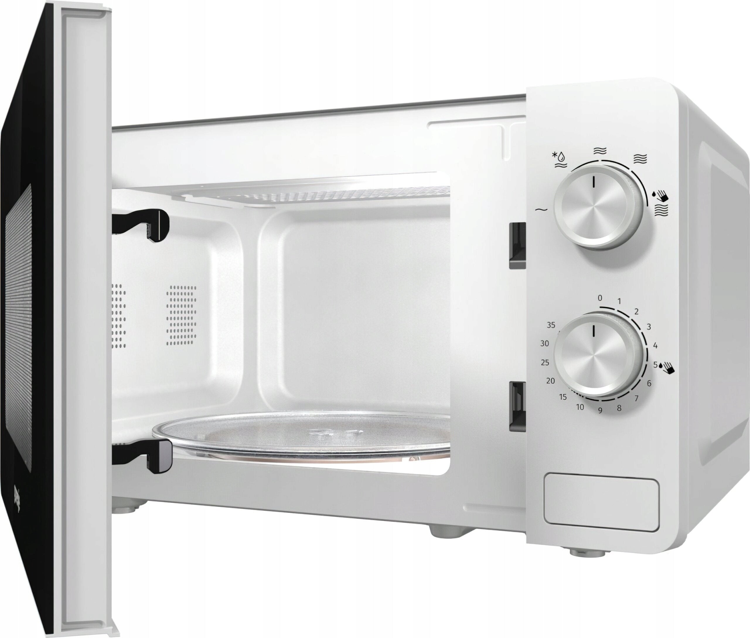 Microwave oven GORENJE MO17E1W 700W 24.5 cm 17L AquaClean White Model MO17E1W