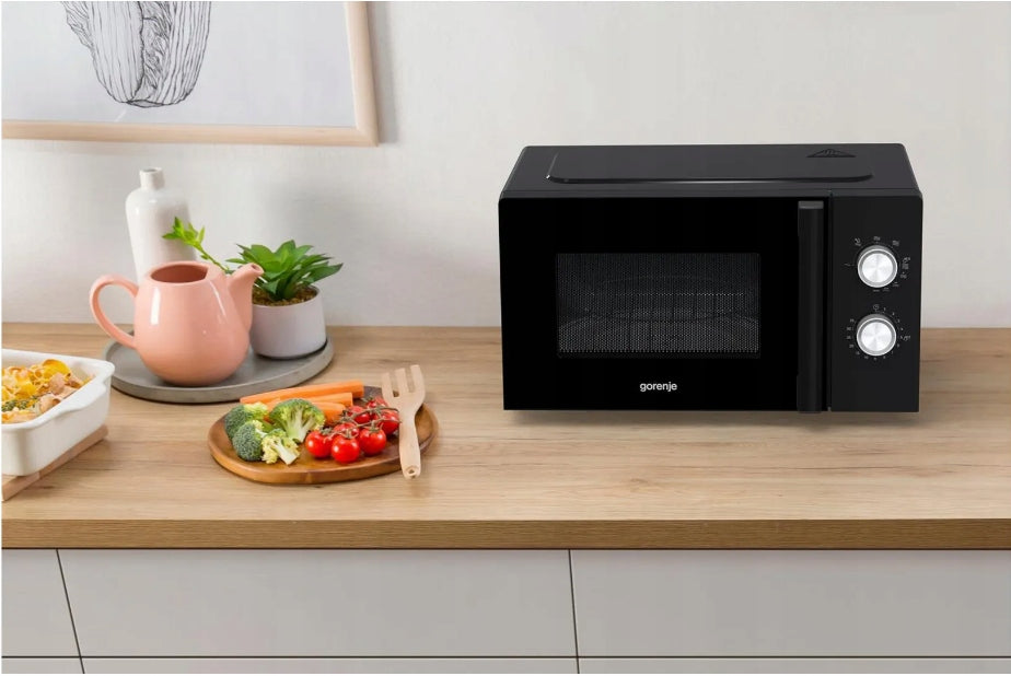 Microwave oven GORENJE MO20E2BH 800W 20l defrosting, grill black Packaging status original
