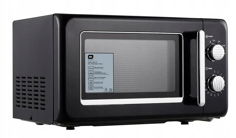 Microwave oven OK. OMW 1224 B Black Packaging status original